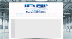 Desktop Screenshot of bettasweep.com.au