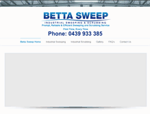 Tablet Screenshot of bettasweep.com.au
